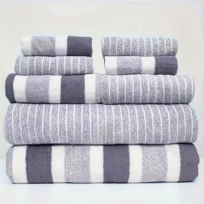 AquaPlush | 8-teiliges Badetuch-Set aus Korallenvlies