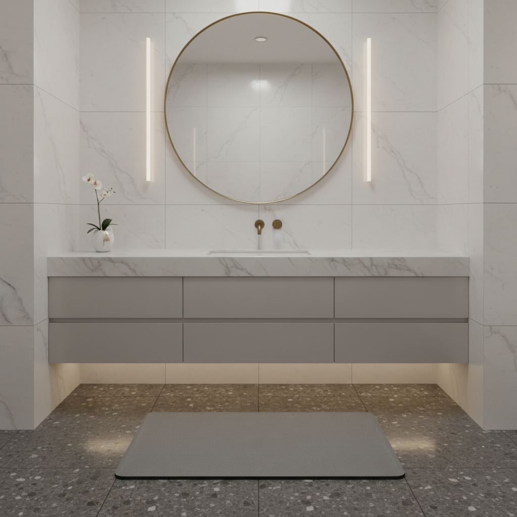 AquaSorb | Schnell Trocknende Badematte für Badezimmer