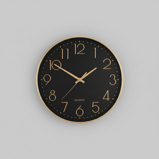 BlushTime | Moderne Roségoldene Wanduhr 30 cm