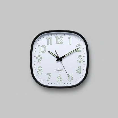 Einfache Quadratische Wanduhr | Moderne Wanddekoration
