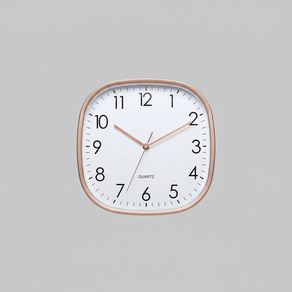 Einfache Quadratische Wanduhr | Moderne Wanddekoration