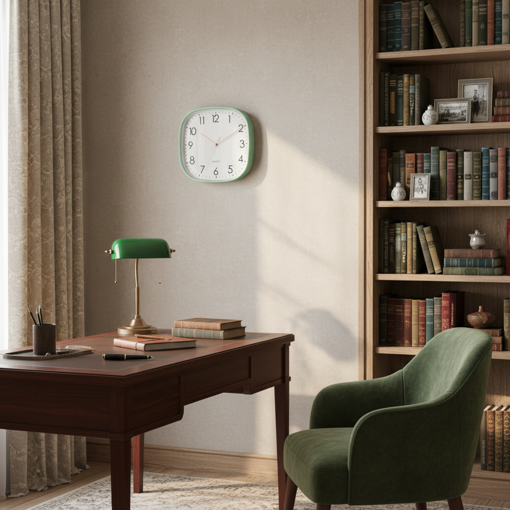 Einfache Quadratische Wanduhr | Moderne Wanddekoration