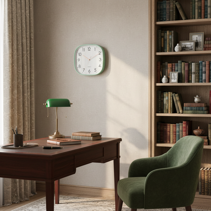 Einfache Quadratische Wanduhr | Moderne Wanddekoration
