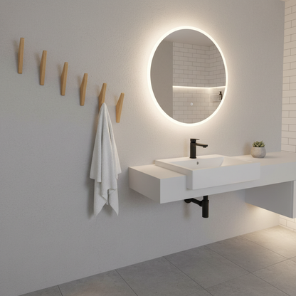 ElmHooks | Set aus 6 minimalistischen Wandhaken aus Holz
