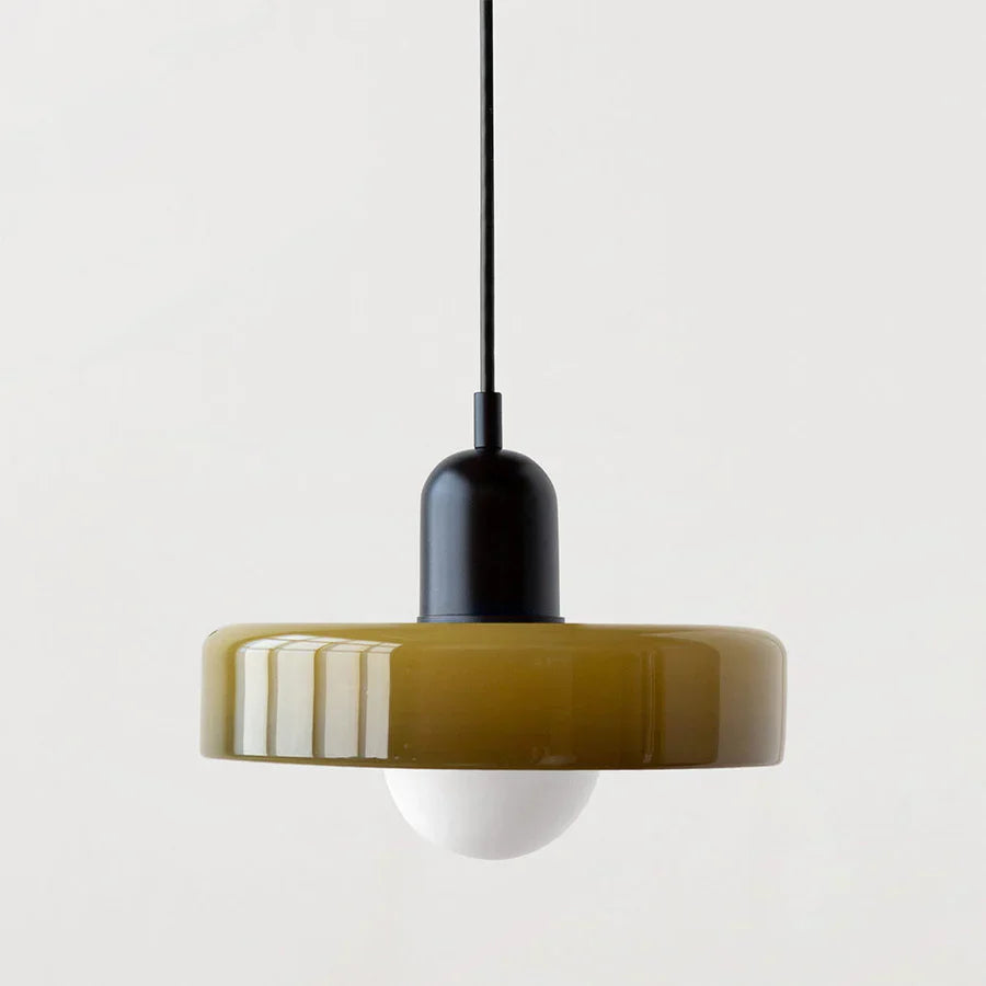 GlowGlass | Deckenlampe Wohnzimmer mit Handgefertigtem Design