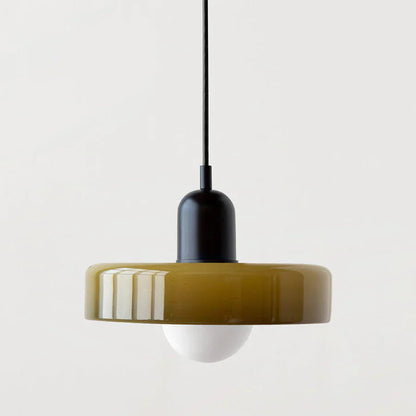 GlowGlass | Deckenlampe Wohnzimmer mit Handgefertigtem Design