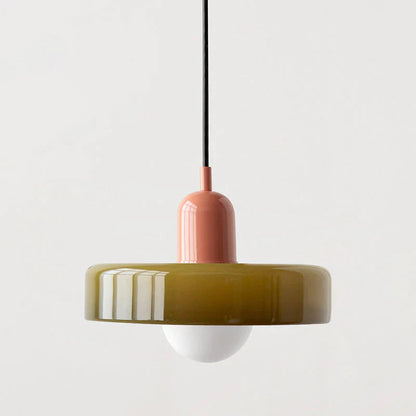 GlowGlass | Deckenlampe Wohnzimmer mit Handgefertigtem Design