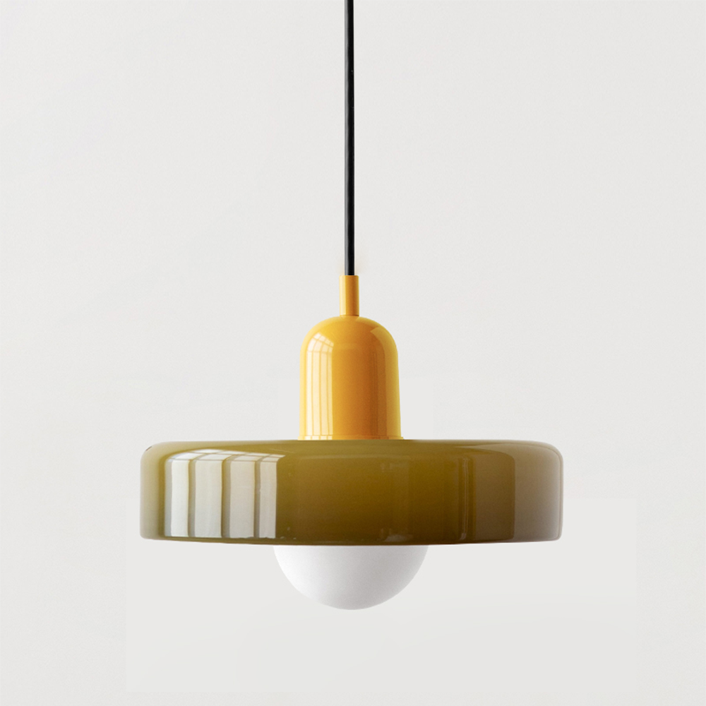 GlowGlass | Deckenlampe Wohnzimmer mit Handgefertigtem Design