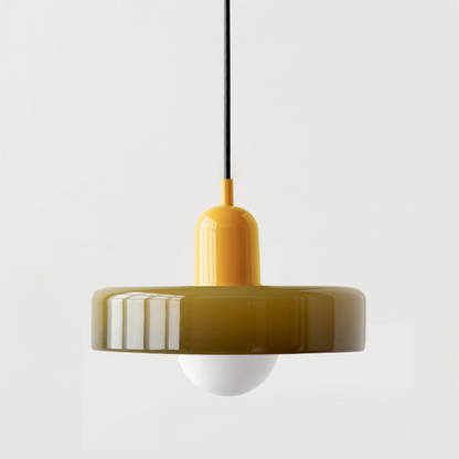 GlowGlass | Deckenlampe Wohnzimmer mit Handgefertigtem Design