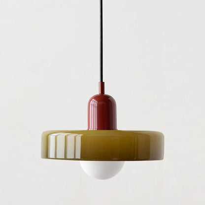 GlowGlass | Deckenlampe Wohnzimmer mit Handgefertigtem Design