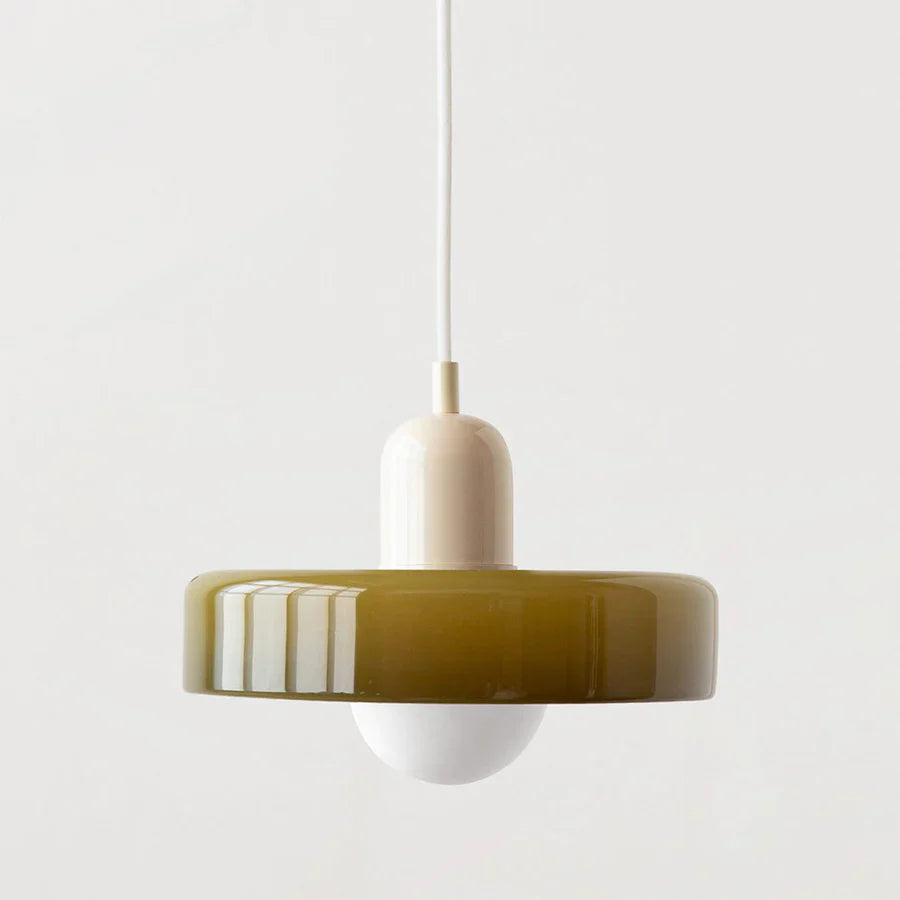 GlowGlass | Deckenlampe Wohnzimmer mit Handgefertigtem Design