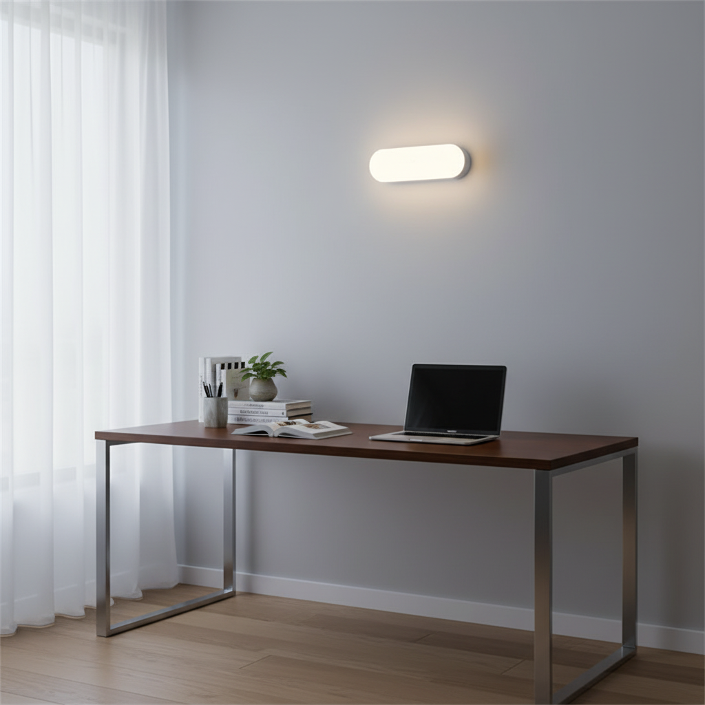 Wiederaufladbare LED Wandleuchte | Kabellose Wandlampe mit Bewegungssensor