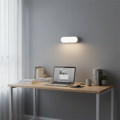 Wiederaufladbare LED Wandleuchte | Kabellose Wandlampe mit Bewegungssensor